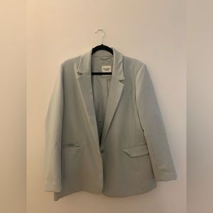 Abercrombie oversized mint green blazer